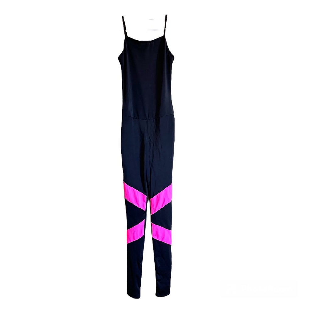 Weissman Dance  Pink "X" Athletic Cami Unitard SA